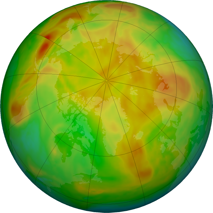 Arctic ozone map for 12 May 2017